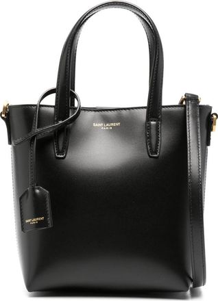 Saint Laurent Mini Shopping Leather Tote Bag