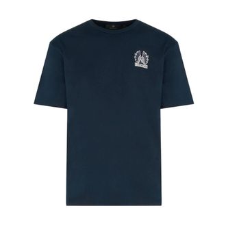 Belstaff T-Shirts, male, Blue, S, Mountain T Shirt