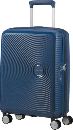 American Tourister Koffer AMERICAN TOURISTER Soundbox, Damen, Gr. B/H/T: 40cm x 55cm x 20cm, blau (dunkelblau), Polypropylen, Koffer Koffer