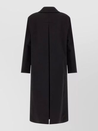 Tom Ford long melton double breasted officer coat