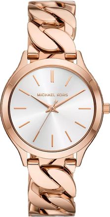 Michael Kors Womens Runway White Dial Watch