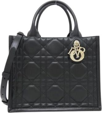 Dior Pre-owned Book Tote Small Calf Tote Bag - - Pre-owned - Donna - Nero - ONE SIZE
