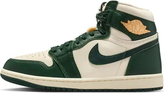 Nike Jordan Womens Air Jordan 1 Retro High OG Pro Green Shoes in Brown | FD2596-101