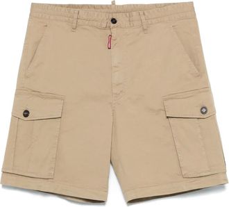 Dsquared2 Bermuda con logo - Marrone