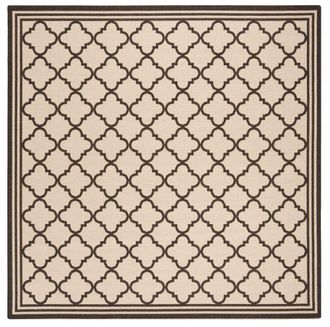 Safavieh Alfombra azul/beige 201 x 201 cm
