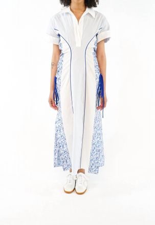 Rosie Assoulin Sporty Spice Polo Dress In French Blue