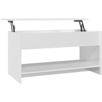vidaXL Furniture Limited - Mesa De Centro Madera Ingenier&iacute;a Brillo