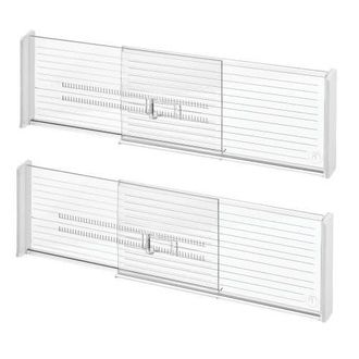 iDesign Recycled Plastic Adjustable Drawer Dividers - Set of 2 - Clear at Nordstrom