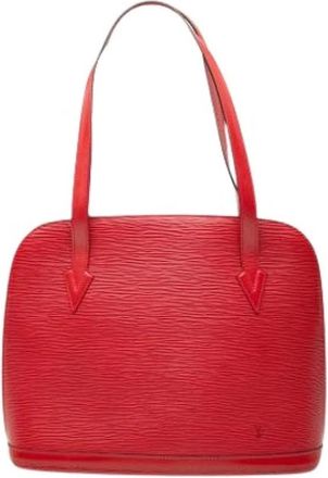 Louis Vuitton Pre-owned Lussac Handtas - Dames - Vintage Handtas - Rood - ONE Size - Leer - Vintage