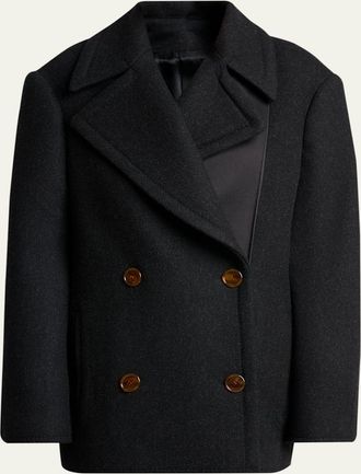 Lanvin Wool Oversized Double-Breasted Coat