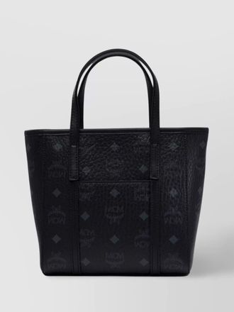 MCM tote bags with top handles and detachable strap