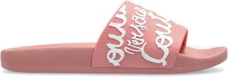 Versace Jeans Couture Rubber Slippers met Logo - Dames - Sandalen - Roze - 35 EU - Schoenen