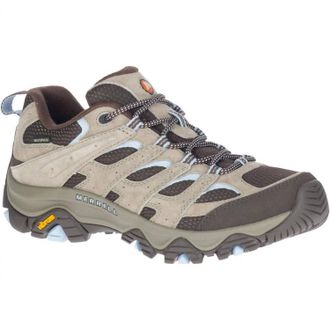 Merrell Womens Moab 3 Waterproof Shoes In Brindle