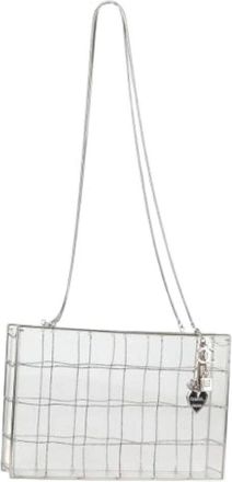 Chanel Pre-owned Vintage Plastic Tote Bag - Dames - Vintage Schoudertas - Wit - ONE Size - Vintage
