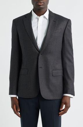 Emporio Armani G-Lined Brown Textured Wool & Cashmere Sport Coat at Nordstrom Rack, Size 46 Us / 56 Eu Regular