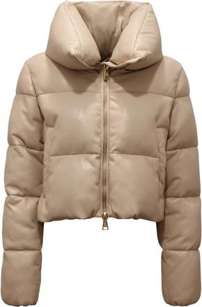 Emma & Gaia Winter Jassen - Dames - Winterjassen - Beige - S - Jassen
