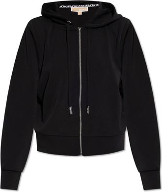 Michael Kors Hoodie - Dames - Vesten met rits - Zwart - L - Hoodies & sweatvesten