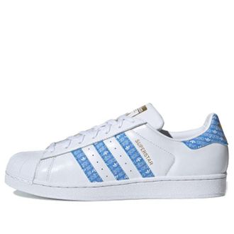 adidas Superstar Real Blue Logo Print EG2916