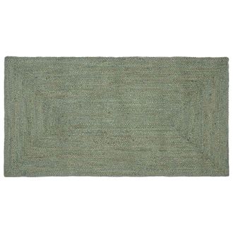 vidaXL Alfombras De &Aacute;rea Rectangular Verde Oliva 100 X 200 Cm Yute Vidaxl
