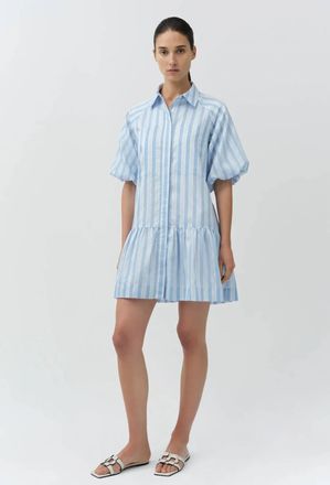 SIMKHAI Crissy Mini Dress In Oxford