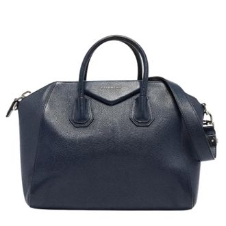 Givenchy Tweedehands leren handtassen - Dames - Vintage Handtas - Blauw - ONE Size - Vintage