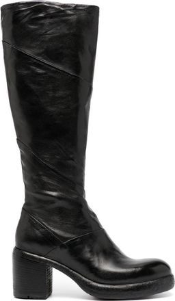 Madison.Maison knee-length block-heel 80mm boots - women - Leather - 37 - Black