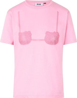 GCDS Mujer, Camisetas, Rosa, Talla: 2XS