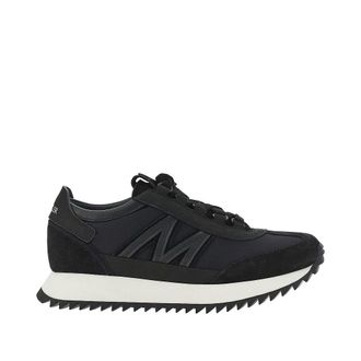Moncler Pacey2 leather and fabric sneakers Woman 36