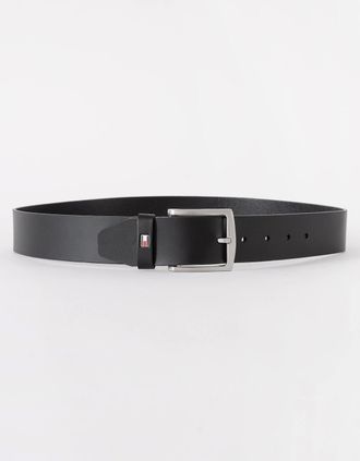 Tommy Hilfiger Mens Tommy Hilfiger Denton Mens Belt 4cm - Black - Size: W40