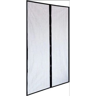 OEM Mosquitera De Poli&eacute;ster Con Imanes Cm 120x240 Para Puerta Irs Negra