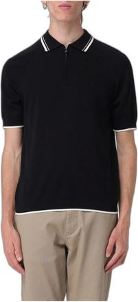 A|X Armani Exchange Polo in maglia con zip - - Tops - Uomo - Nero - S