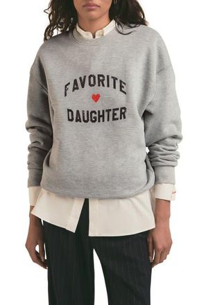 Favorite Daughter The Favorite Daughter Sweatshirt in Heather Grey at Nordstrom, Size X-Small