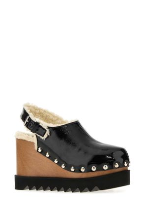 Stella McCartney Elyse Wedge Clog - Black