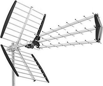 Trade Shop Trade Shop - Antenna Tv Uhf Dvb-t Digitale External 28 Db Hd 43 Elementos Dq-655