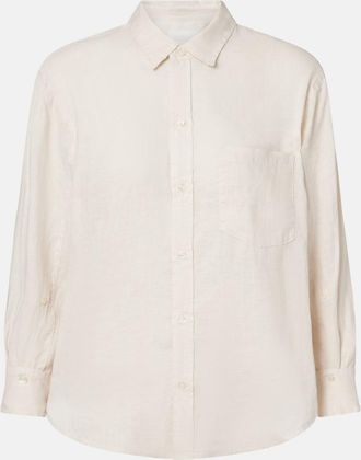 Citizens Of Humanity Kayla Shrunken linen shirt