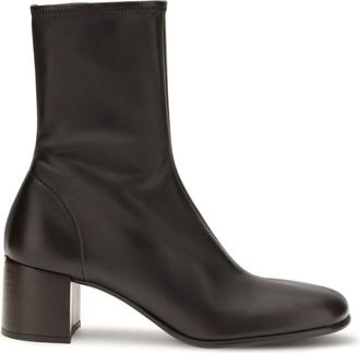 Prada Brown Stretch Leather Boots