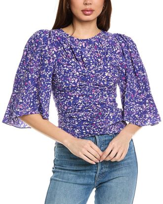 Isabel Marant Isabel Marant Etoile Lidiane Silk-Blend Blouse