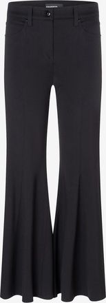 Cambio Ausgestellte Hose aus Milano-Jersey Flair