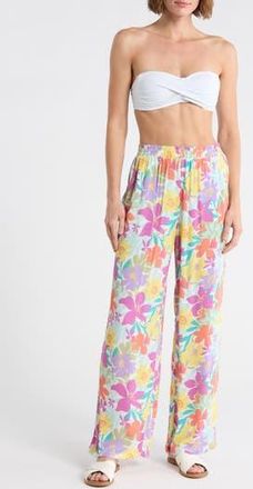 Billabong Seaside Wide Leg Pants in Sweet Orchid at Nordstrom Rack, Size Medium
