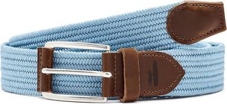 Johnnie-O Farley Mens Belts Maliblu : 2XL, Cotton/Suede