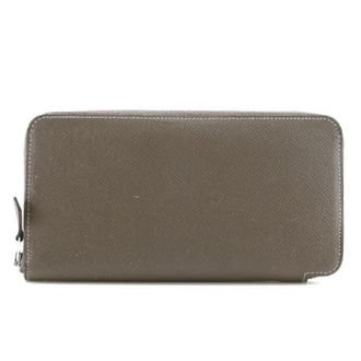 Herm&egrave;s Tweedehands leren portemonnees - Dames - Vintage Accessoires - Grijs - ONE Size - Vintage