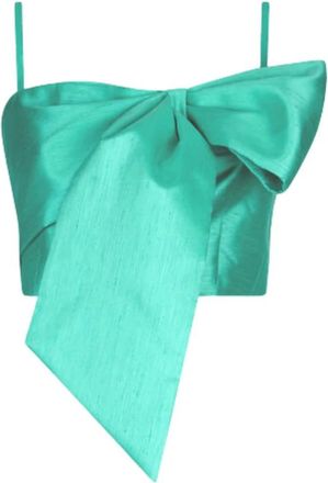 Liu Jo Top met strik - Dames - Tops zonder mouwen - Groen - L - Tops