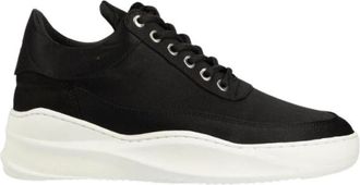Filling Pieces Low Eva Sky Satin - Dames - Sneakers - Zwart - 40 EU - Leer - Schoenen