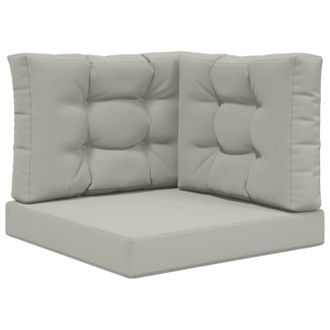 vidaXL Vidaxl Cuscino Per Divano Da Esterno Poliestere Grigio 60 X 60 X