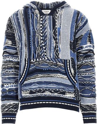 Laneus Felpa in maglia jacquard con cappuccio Man 46