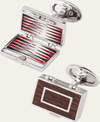 Jan Leslie Mens Backgammon Cufflinks