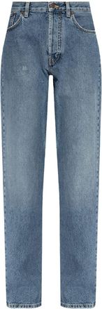 Moschino high-rise jeans - women - Cotton - 38 - Blue