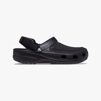 Crocs 207689-0DD YUKON VISTA II LITERIDE Mens Clogs Black/Slate Grey - Size UK 13