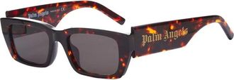 Palm Angels Palm Zonnebrillen - unisex - Zonnebrillen - Bruin - 53 MM - Accessoires