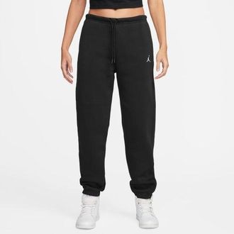 Nike Jordan Womens Brooklyn Fleece Pants - Black/White Size XXL
